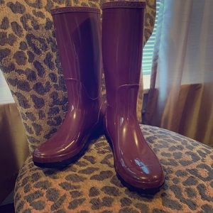 Purple UGG Rain Boots